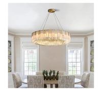 French Style Modern Classic Glass Suspension Chandelier Lights Home Decor Hanging Lamps for Ceiling
