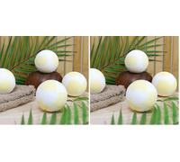 French Tendance - Bomboletta da bagno in schiuma - Rilassamento Rilassante - Regalo donna - Benessere - Profumo di vaniglia - Bicolore - 1 x 120 gr - Atmosfera Aromatherapie (Confezione da 2)