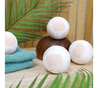 French Tendance - Bomboletta da bagno in schiuma - Rilassamento Rilassante - Regalo Donna - Benessere - Profumo di cocco - Bicolore - 1 x 120 gr - Atmosfera Aromatherapie