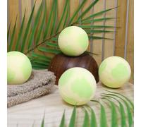 French Tendance - Bomboletta da bagno in schiuma - Rilassamento Rilassante - Regalo donna - Benessere - Profumo di ananas - Bicolore - 1 x 120 gr - Atmosfera Aromatherapie