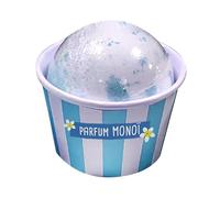 French Tendance Bomboletta da bagno schiumogeno Carnevale effervescente - Bagno rilassante e idratante - Profumo monoi esotico - Effetto frizzante e schiuma abbondante - Cura del benessere - 50 g