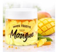 French Tendance - Sapone montato 190 ml - Santeur Mango - Pulisce, idrata e ammorbidisce la pelle - Texture cremosa - Ideale doccia, bagno e rasatura - Cura Cocooning