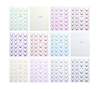 French Tip Nail Stickers - Nail Wrap Gradient Design Decals, Peel Stick Manicure Art Strips, Trendy NailDecoration Set, Quick Apply NailBeauty | Home Use Kids Party Friends Gifting Greeting Card Set