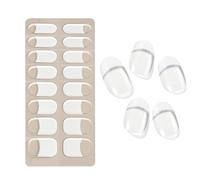 French Tip Nail Strips, Gel Nail Wraps, Uv Light Nail Strips, Home Manicure Kits, Stickers, Versatile Gel Nail Wraps That Work Seamlessly With Uv Light for an at-home Nail Experience