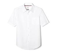 French Toast Camicia da Bambino Elegante, Classica, a Maniche Corte, in Popeline, Bianco, 8