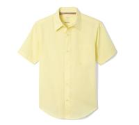 French Toast Camicia da Bambino Elegante, Classica, a Maniche Corte, in Popeline, Blu, 14