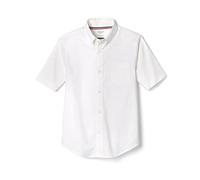 French Toast Camicia Oxford da Bambino a Maniche Corte, Bianco, 7