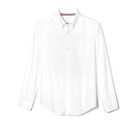 French Toast Camicia Oxford da Bambino a Maniche Lunghe, Bianco, 8
