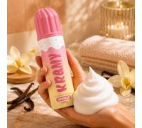 French Trend Kreamy - Schiuma da doccia alla vaniglia, 250 g - Schiuma abrasiva in stile Chantilly