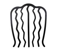 French Twist Comb - Hair Accessory | Metal Combs Tool For Fine Thick Wedding Girls, Bun Maker Vintage Fork Pin Barrettes Updo Styling Headwear Bridal Gold Silver Black Set