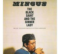French Unicorn Poster Charles Mingus - Album con scritta in inglese "Black Saint Sinner Lady Jazz"
