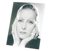 French Unicorn Quadro da parete con stampa su tela, foto di Star Celebrità Greta Garbo Attrice Vecchio Cinema Originale 10 (40 cm x 51 cm)