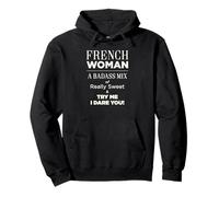 French Woman | France Empowered Felpa con Cappuccio