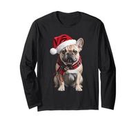 Frenchie Christmas Bulldog Francese Natale Maglia a Manica