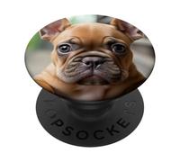 Frenchie Cucciolo Cane Bulldog Francese PopSockets PopGrip Adesivo