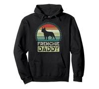 Frenchie Daddy, Father's Day, French Bulldog Dad Felpa con Cappuccio