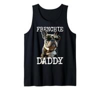 Frenchie Daddy Papà Festa del Papà Bulldog Francese Canotta