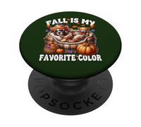 Frenchie Dog Mom Saying For Women Fall Is My Favorite Color PopSockets PopGrip Adesivo