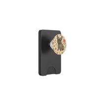 Frenchie estetico disegnato a mano del modello dei fiori del bulldog francese PopSockets PopWallet per MagSafe