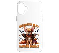 Frenchie Halloween Is My Favorite Holiday Graphic For Mom Custodia per iPhone 16 Plus