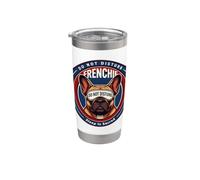 Frenchie Il Sonno è Sacro Umorismo Bicchiere termico in acciaio inox doppia parete