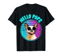Frenchie Occhiali da sole Frenchie Pops - Bulldog francese nonno Maglietta