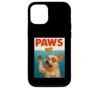 Frenchie Paws Chasing Hot Dog Arte funky del Bulldog francese Custodia per iPhone 12/12 Pro