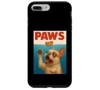 Frenchie Paws Chasing Hot Dog Arte funky del Bulldog francese Custodia per iPhone 7 Plus/8 Plus