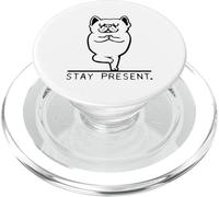 Frenchie Stay Present PopSockets PopGrip per MagSafe