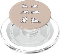 Frenchie Yoga for Lower Back PopSockets PopGrip per MagSafe