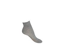 Frencis - Calzini Classici Corti in Cotone, con Rinforzo in Spugna di Cotone sulla Pianta del Piede, Elastico Comfort e Cuciture Appiattite, Made in Italy, 6 Paia, Colore Grigio Taglia 41-46
