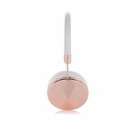 Frends Taylor pelle Bianca Over-The-Ear Cuffie - Oro Rosa