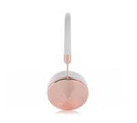 Frends Taylor pelle Bianca Over-The-Ear Cuffie - Oro Rosa