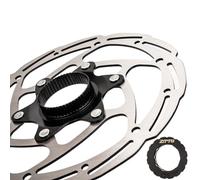 Freni A Disco Mtb Rotori Center-Lock for bici da strada Dischi di raffreddamento idraulici Center Lock Anello di bloccaggio rotore freno a disco 140/160/180/203mm Disco Freno Mtb 180(1pcs 140mm)