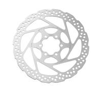 SHIMANO Deore SM-RT56-SP - Rotore freno a disco, 160 mm, 6 bulloni, solo per pastiglie in resina, colore: argento
