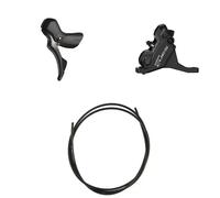 SHIMANO Disc Brake Set Front Black ST-U6030(L), BR-U6030(F) componente bici per compatibilità