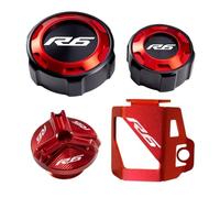 Freni Cilindro Coperchi Moto Anteriore Freno Posteriore Tappo Serbatoio Carburante Riempimento Accessori Protezione Per R6 YZFR6 Yzfr6 YZF-R6 2010-2020 2021 2022