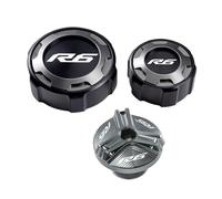 Freni Cilindro Coperchi Moto Anteriore Freno Posteriore Tappo Serbatoio Carburante Riempimento Accessori Protezione Per R6 YZFR6 Yzfr6 YZF-R6 2010-2020 2021 2022