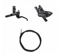 Freno a Disco Idraulico Shimano Deore M6100 Anteriore - Post Mount, Leva Sinistra, Nero