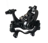 Freno A Disco MTB, IS/PM 160 Mm, Pinza Meccanica A Doppio Pistone For Mountain Bike(Black Rear Brake)