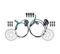 Freno a Disco Olio Minerale MTB 800mm 1600mm Tubo | Compatibile MTB e strada, per versatile applicazione, olio minerale, montaggio universale(Colorful-B)