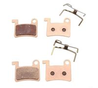 Freno a disco per pastiglie per pinze E-Bike, 2 paia, opzioni in metallo per una frenata migliorata (sinterizzazione in metallo oro aggiornato)