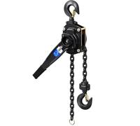 Freno A Doppio Nottolino Paranco A Catena Con Gancio Girevole A 360 Gradi, Strumento Sollevamento Resistente E Affidabile Adatto Applicazioni Sollevamento E Rigging(3/4ton-10ft)