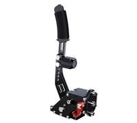 Freno a mano in lega di alluminio per Sim Racing 30 cm compatto (nero) | Tecnologia del sensore Hall, vibrazione, realistico per la sensazione di deriva e il gioco, cavo in nylon