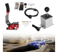 Freno a Mano USB con Morsetto e Cambio 6+R H per volante Logitech G29 T300RS/GT.