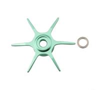 Freno a stella dal design innovativo su misura per adattarsi alla configurazione Max Series B a 6 stelle (mano sinistra verde avocado)