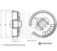 BLUE PRINT ADBP470023 Tamburo freno