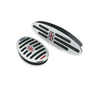 Freno Copripedali Copripedale Poggiapiedi Automatico Per MINI Per Cooper Per Countryman F60 R60 Per Clubman F54 R55 Per One R50 R53 R61 F55 F56 AT Auto Pedali(2piece Red Jack)