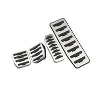 Freno Copripedali Pedale In Acciaio Inossidabile Per Auto Per Jaguar F-Pace X761 2016-2022 Copri Pedale Frizione Freno Antiscivolo AT MT Auto Pedali(4piece)