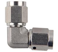 Freno di Ricambio Adattatore Per Tubo Flessibile AN3 Da 45 A 90 Gradi, Raccordo Femmina, Giunto Girevole Dritto In PTFE Per Freno In Acciaio Inossidabile(AN3-AN3 90 degree)